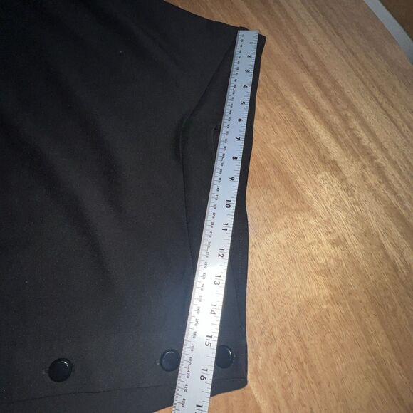 CJ Banks Black Maxi Skirt w/side Buttons Size X - Picture 6 of 10